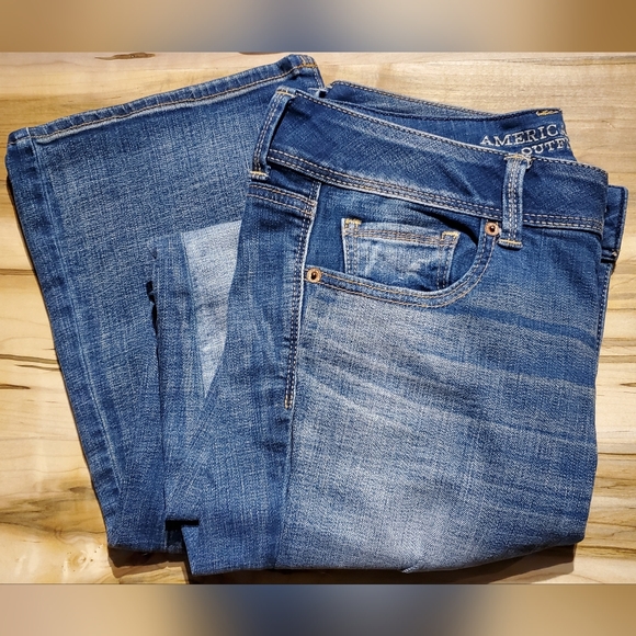 AE | Kick Boots Blue Jeans in Size 10 - Picture 2 of 12